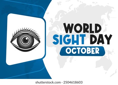 World Sight Day Background Vector Eye Health and Vision Awareness Design