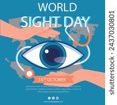 World sight day banner and poster design 