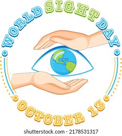 World Sight Day Poster Design Illustration