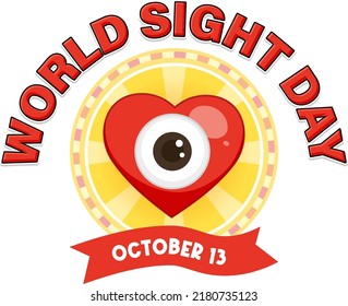 World Sight Day Poster Template illustration