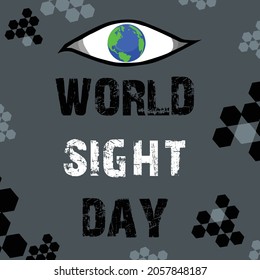 world sight day vector design