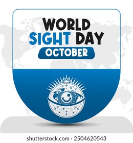 World Sight Day Vector Eye Health and Vision Awareness Design for Global Eye Care