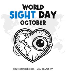 World Sight Day Vector Eye Health and Vision Awareness Design for Global Eye Care