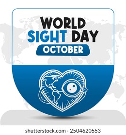 World Sight Day Vector Eye Health and Vision Awareness Design for Global Eye Care