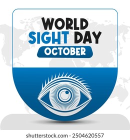 World Sight Day Vector Eye Health and Vision Awareness Design for Global Eye Care