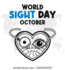 World Sight Day Vector Eye Health and Vision Awareness Design for Global Eye Care