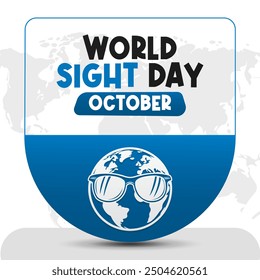 World Sight Day Vector Eye Health and Vision Awareness Design for Global Eye Care