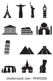 World Sights Icons