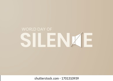 World Silence Day emoji Vector Illustration