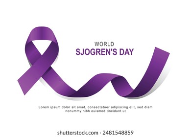 World Sjogrens Day background. Vector illustration.