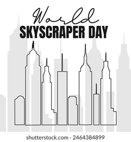 world skyscraper day background design