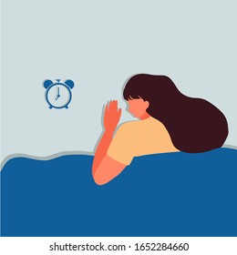 World Sleep Day cartoon hand drawn style flat vector design illustrations.