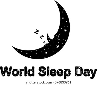 world sleep day logo