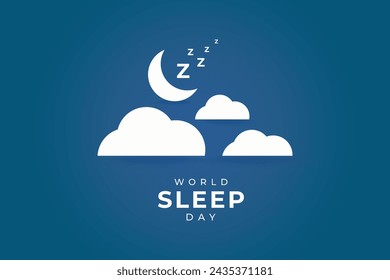 World Sleep Day Vector Design