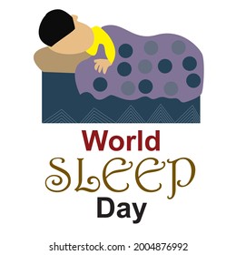 World Sleep Day Vector Illustration