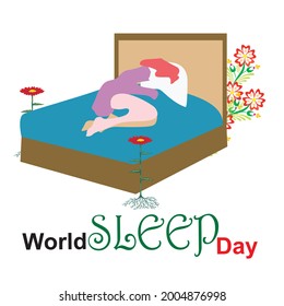 World Sleep Day Vector Illustration