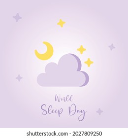 
World Sleep Day, Vector illustration design.