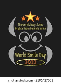 World Smile Day 2022 T-shirt Design