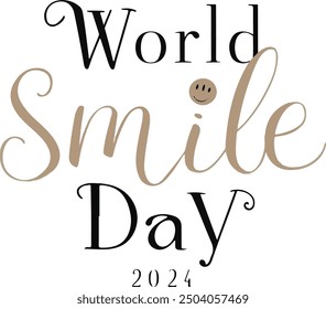World Smile Day 2024 illustration file.