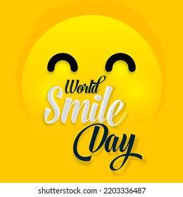 world smile day background smile