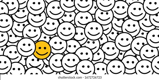 World smile day by happy, smiling everyday National big happiness Fun thoughts emoji face emotion lip symbol Draw smiling lips, mouth, tongue Funny vector laugh cartoon comic pattern