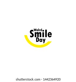 World Smile Day Celebration Vector Template Design Illustration