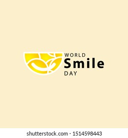 World Smile Day Celebration Vector Template Design Illustration