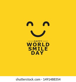 World smile day design template