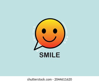 World smile day design template.Smile icon Logo Vector 