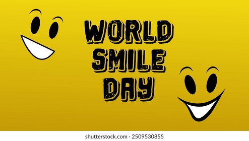 world smile day ,happy smile day vector design