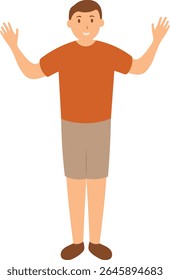 World Smile Day Illustration. Isolated on White Background. Vector Character