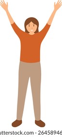 World Smile Day Illustration. Isolated on White Background. Vector Character