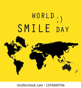 World Smile Day Logo Vector Template