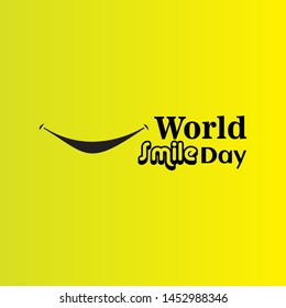 World Smile Day Logo Vector Template
