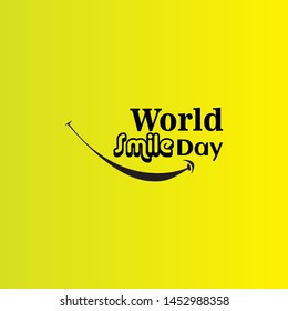 World Smile Day Logo Vector Template