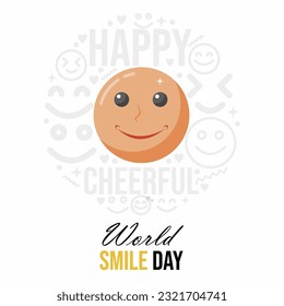 World smile day poster design