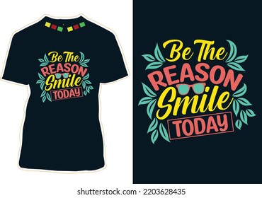World Smile Day T-shirt Design
