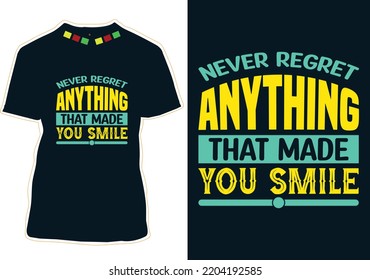 World Smile Day T-shirt Design
