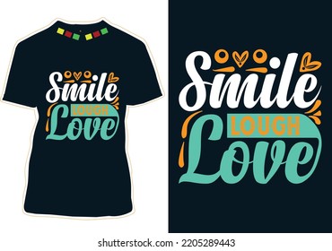 World Smile Day T-shirt Design
