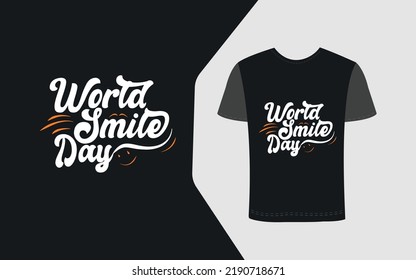 World Smile Day t-shirts design 2022