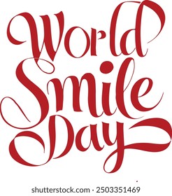 World smile Day Vector Art Illustration