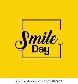 World Smile Day Vector Design Template
