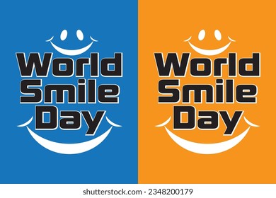 World Smile Day Vector Design for You