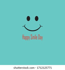 World Smile Day Vector Illustration. Suitable for greeting card, poster and banner etc.

