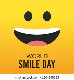 World Smile Day Vector Illustration