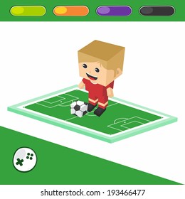 world soccer cartoon character