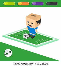 world soccer cartoon character