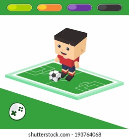 world soccer cartoon character