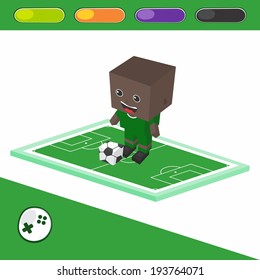 world soccer cartoon character