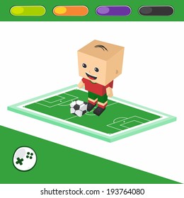 world soccer cartoon character